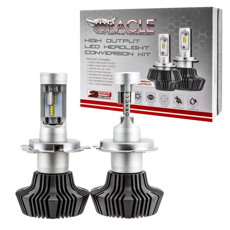 Oracle H4 4000 Lumen LED Headlight Bulbs (Pair) - 6000K SEE WARRANTY-tuningsupply.com