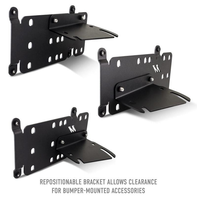 Mishimoto 2021+ Ford Bronco Modular Bumper License Plate Relocation-tuningsupply.com