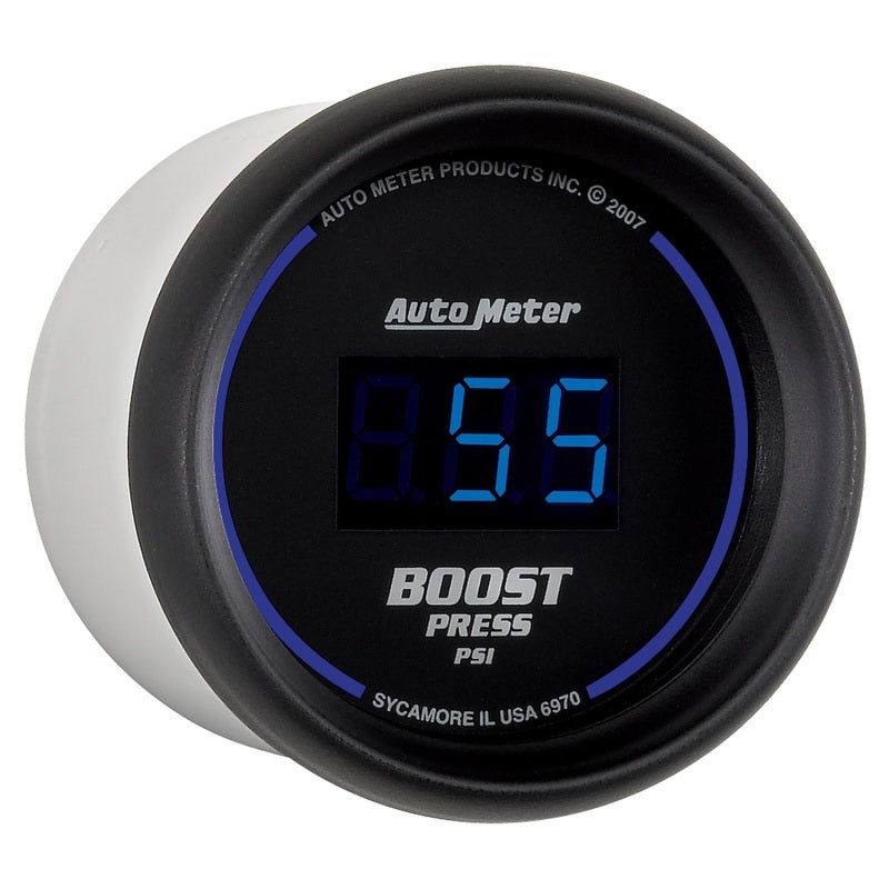 Autometer Cobalt Digital 52mm Digital 5-60 PSI Boost Gauge-tuningsupply.com