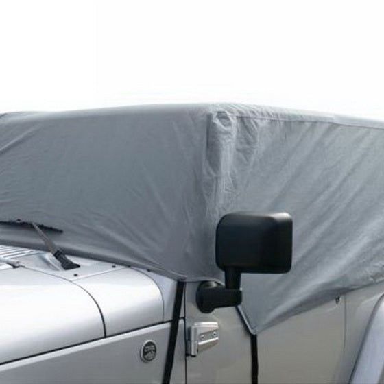 Rampage 2007-2018 Jeep Wrangler(JK) Car Cover 4 Layer - Grey-Car Covers-Rampage-RAM1263-SMINKpower Performance Parts