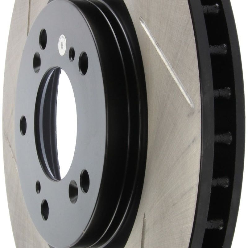 StopTech Power Slot SportStop 00-06 Honda S2000 Slotted Front Right Rotor-Brake Rotors - Slotted-Stoptech-STO126.40048SR-SMINKpower Performance Parts