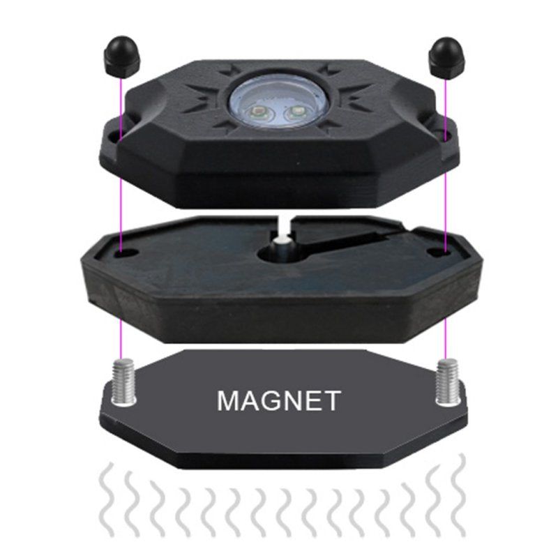 Oracle Magnet Adapter Kit for LED Rock Lights SEE WARRANTY-tuningsupply.com