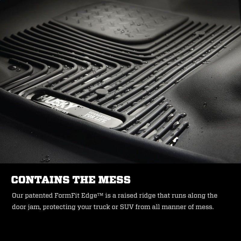 Husky Liners 10-12 Dodge Ram 1500/2500/3500 Crew/Mega Cab X-Act Contour Black Floor Liner (2nd Seat)-tuningsupply.com