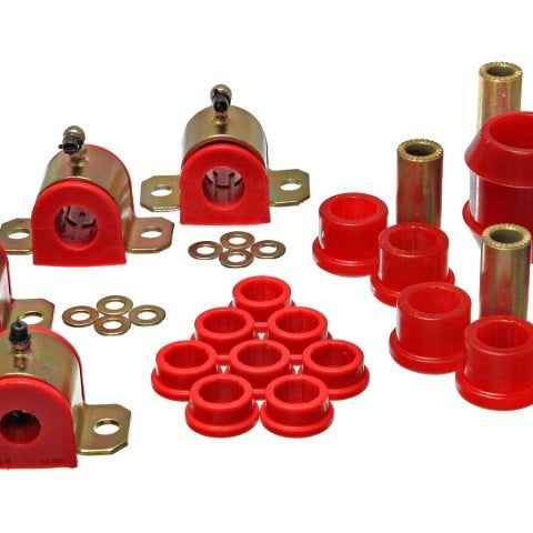 Energy Suspension 00-05 Toyota Celica Red Hyper-Flex Master Bushing Set-tuningsupply.com