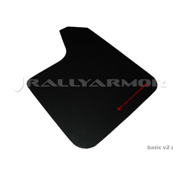 Rally Armor Universal Basic Mud Flap White Logo-Mud Flaps-Rally Armor-RALMF12-BAS-WH-SMINKpower Performance Parts