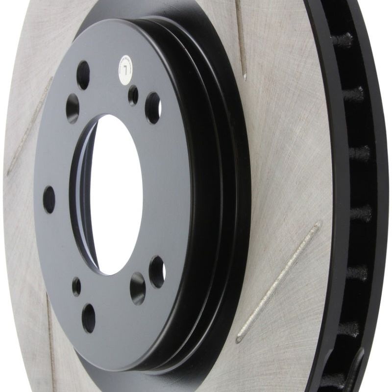 StopTech Power Slot SportStop 00-06 Honda S2000 Slotted Front Left Rotor-Brake Rotors - Slotted-Stoptech-STO126.40048SL-SMINKpower Performance Parts