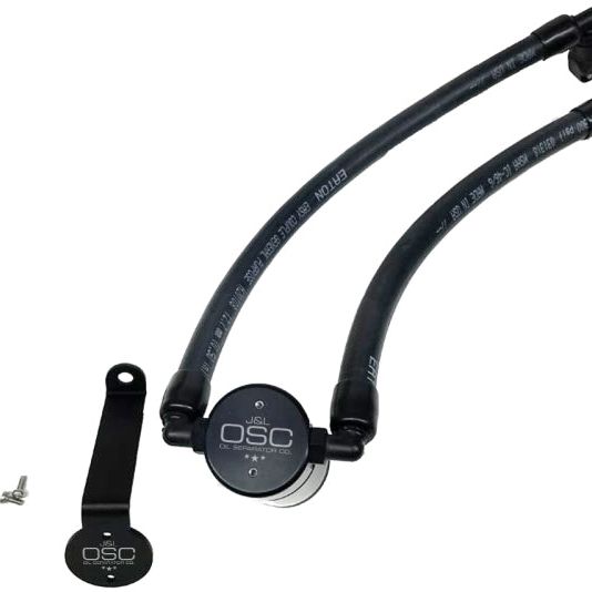 J&amp;L 2015-2024 Ford Edge Sport/ST Passenger Side Oil Separator 3.0 - Black Anodized-tuningsupply.com