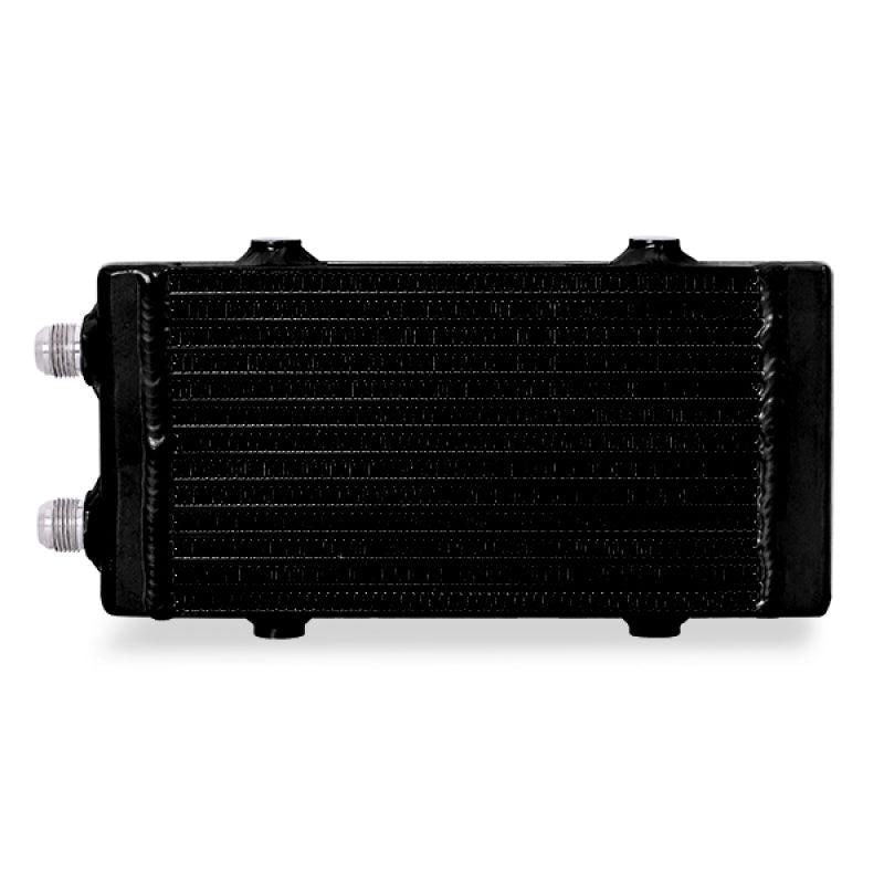 Mishimoto Universal Small Bar and Plate Dual Pass Black Oil Cooler-tuningsupply.com