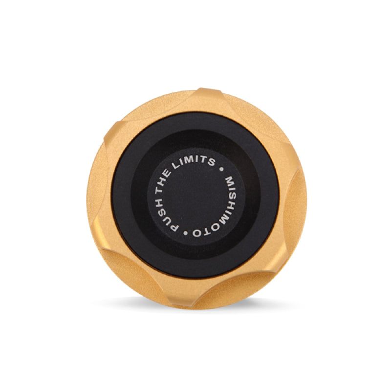 Mishimoto Subaru Oil FIller Cap - Gold-Oil Caps-Mishimoto-MISMMOFC-SUB-GD-SMINKpower Performance Parts