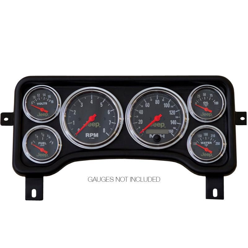 Autometer Jeep TJ/XJ Direct Fit Dash Panel 6 Gauge 3 3/8in x2 / 2 1/16in x4-tuningsupply.com