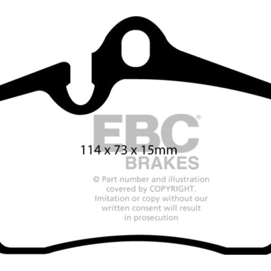 EBC 09-12 Porsche Boxster (Cast Iron Rotors only) 2.9 Bluestuff Rear Brake Pads-tuningsupply.com