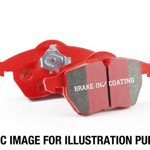 EBC 16-18 Ford Focus RS Redstuff Ceramic Low Dust Front Brake Pads-tuningsupply.com