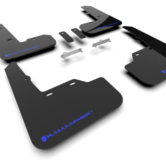 Rally Armor 2022 Subaru WRX Black UR Mud Flap w/ Blue Logo - SMINKpower Performance Parts RALMF92-UR-BLK/BL Rally Armor