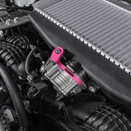 Perrin 2022+ Subaru WRX/19-23 Ascent/Legacy/Outback Top Mount Intercooler Bracket - Hyper Pink-tuningsupply.com