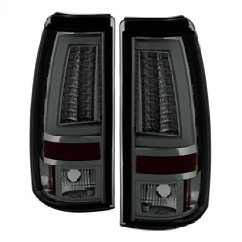 Spyder Chevy Silverado 1500/2500 99-02 Version 2 LED Tail Lights - Smoke ALT-YD-CS99V2-LED-SM - SMINKpower Performance Parts SPY5081896 SPYDER