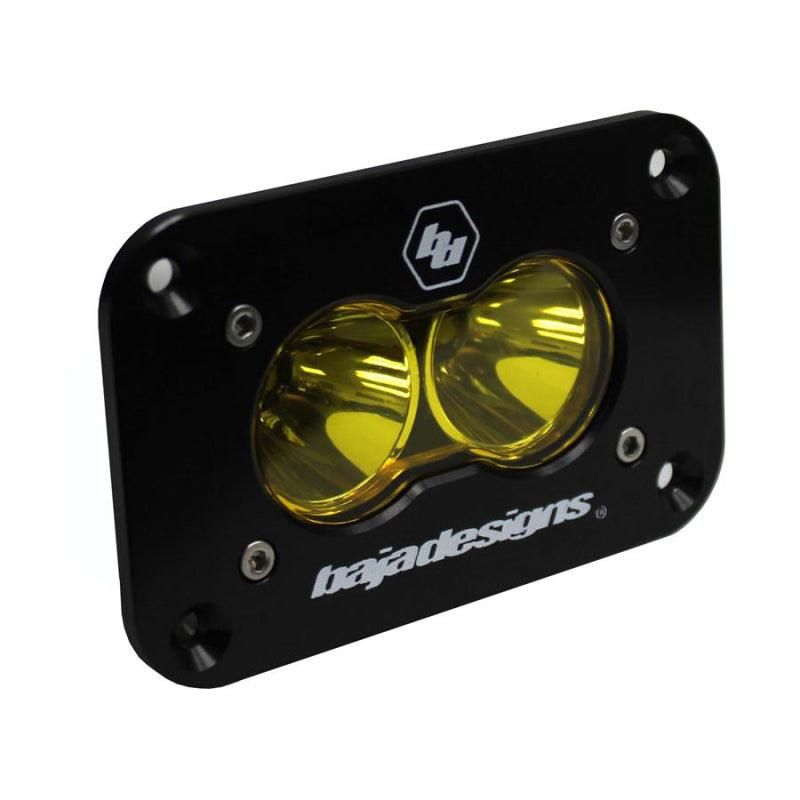 Baja Designs S2 Sport Flush Mount Work/Scene Pattern LED Work Light - Amber-tuningsupply.com