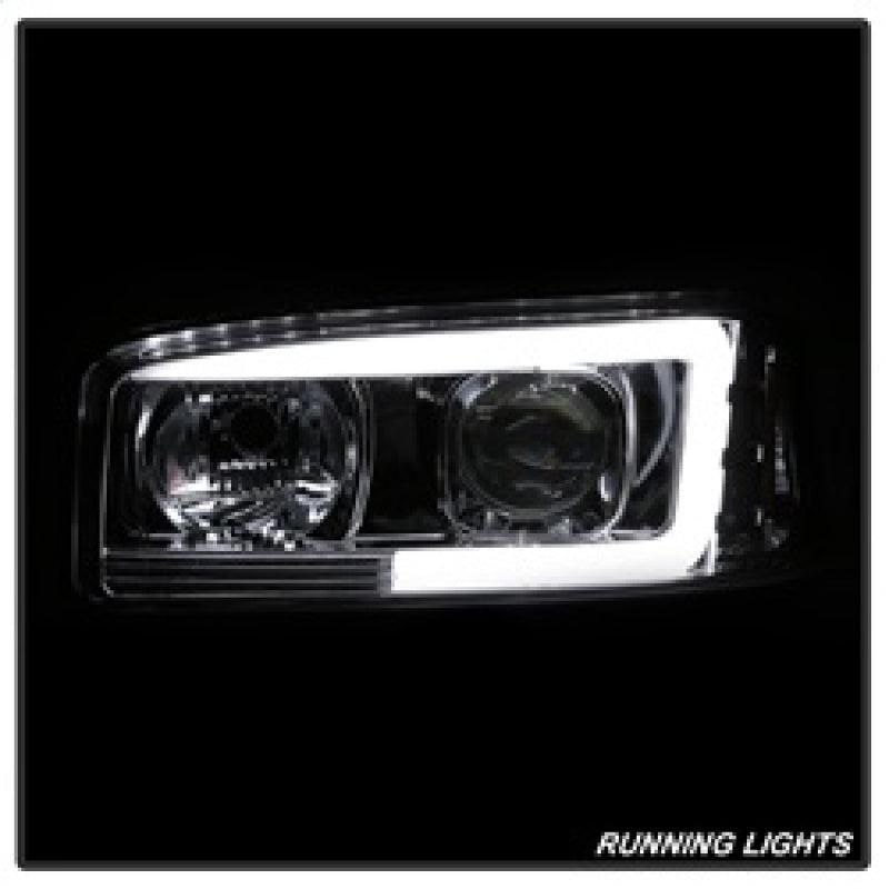 Spyder GMC Sierra 1500/2500/3500 99-06 V2 Projector Headlights - DRL - Chrome PRO-YD-CDE00V2-LB-C - SMINKpower Performance Parts SPY5084620 SPYDER