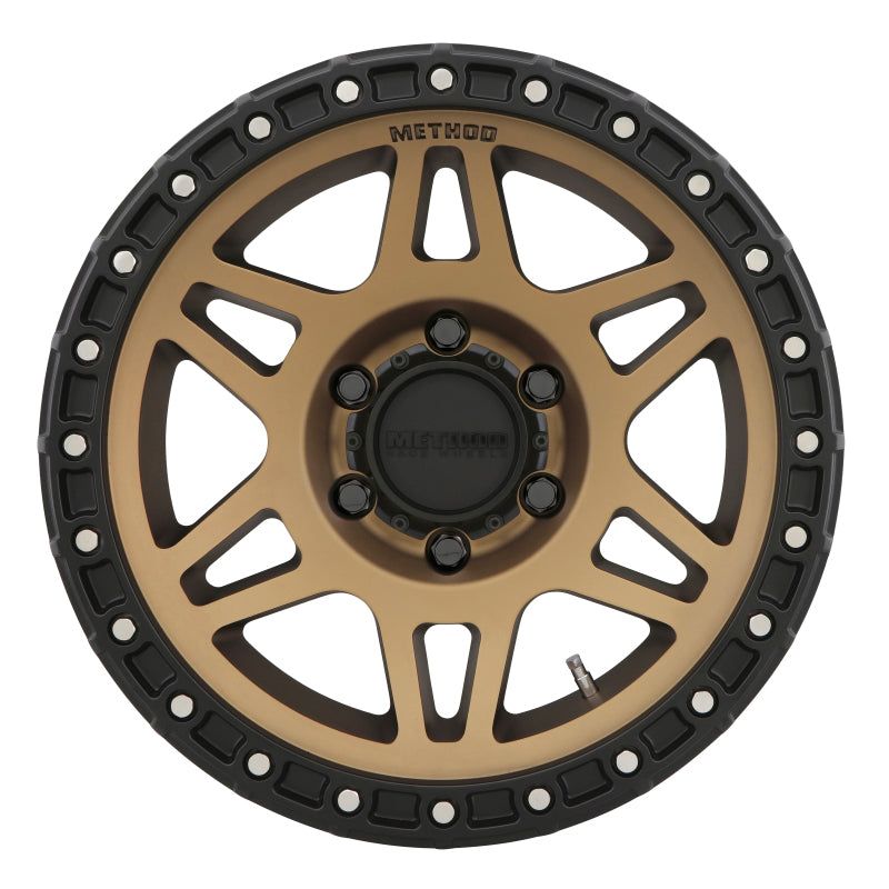 Method MR312 17x9 -12mm Offset 6x5.5 106.25mm CB Method Bronze/Black Street Loc Wheel-tuningsupply.com