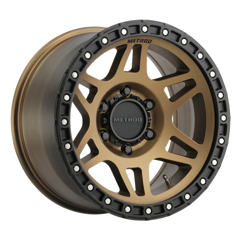 Method MR312 17x9 -12mm Offset 6x5.5 106.25mm CB Method Bronze/Black Street Loc Wheel-tuningsupply.com