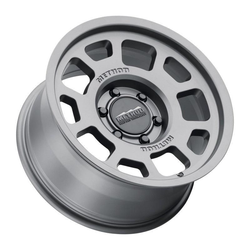 Method MR705 17x8.5 0mm Offset 6x5.5 106.25mm CB Titanium Wheel-tuningsupply.com