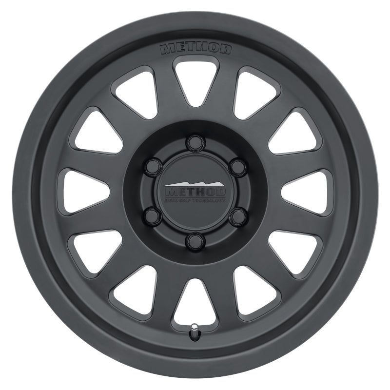 Method MR704 17x8.5 0mm Offset 5x150 110.5mm CB Matte Black Wheel-tuningsupply.com