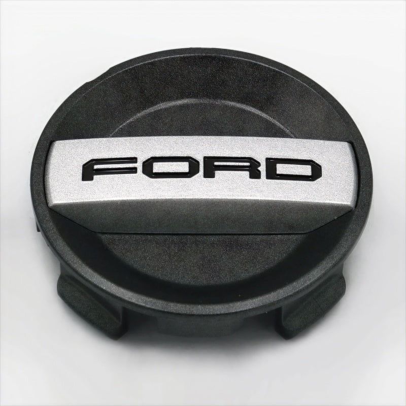 Ford Racing Ford Truck/SUV Black And Chrome Wheel Center Cap Kit-tuningsupply.com