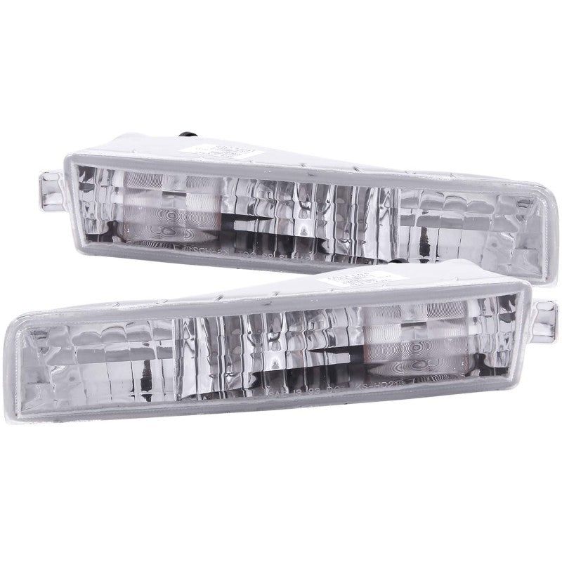 ANZO 1997-2001 Honda Prelude Euro Parking Lights Chrome-tuningsupply.com