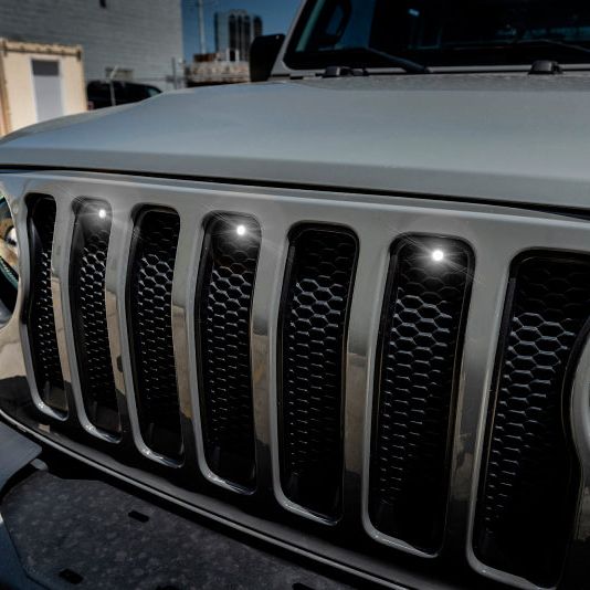 Oracle Pre-Runner Style LED Grille Kit for Jeep Wrangler JL - White SEE WARRANTY-tuningsupply.com