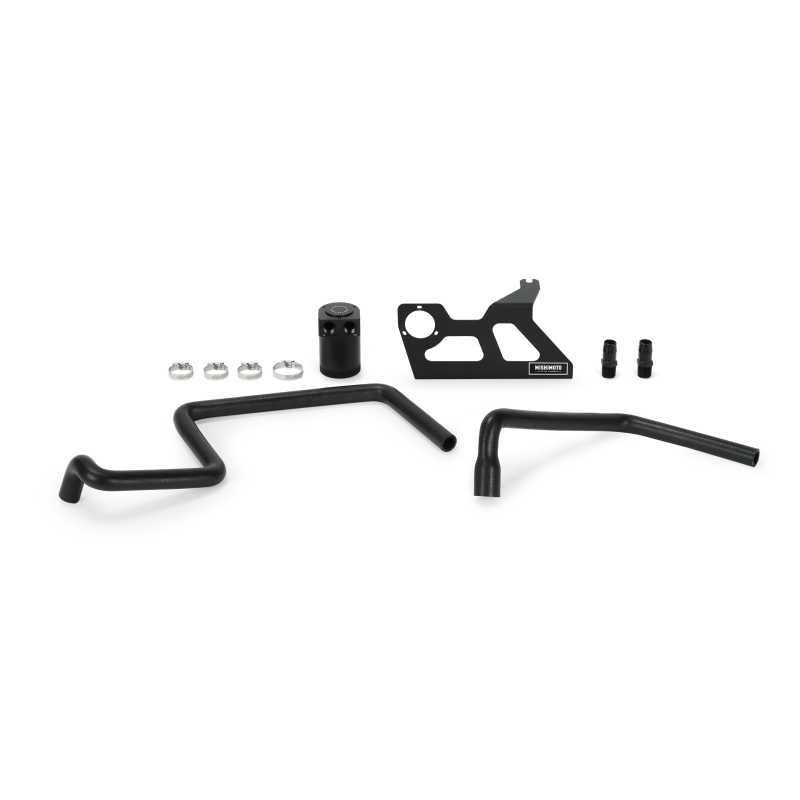 Mishimoto 07-11 Jeep Wrangler JK Baffled Oil Catch Can - Black-tuningsupply.com