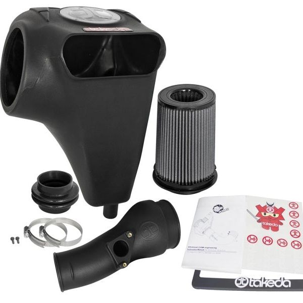 aFe Takeda Momentum GT Pro DRY S Cold Air Intake System 17-18 Honda Civic Si I4 1.5L (t)-tuningsupply.com