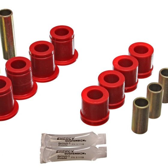 Energy Suspension 87-95 Nissan Pathfinder 2WD/4WD Red Front Control Arm Bushing Set-tuningsupply.com