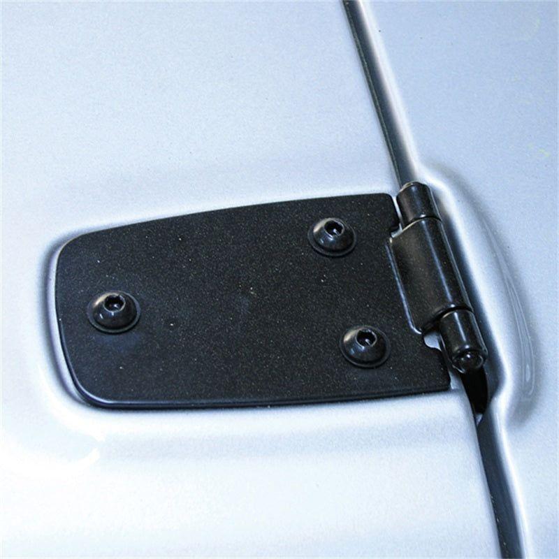 Rugged Ridge 97-06 Jeep Wrangler Black Hood Hinges-Hood Struts-Rugged Ridge-RUG11205.02-SMINKpower Performance Parts